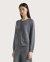 Cardigan girocollo con taschine -  | Seventy Venezia