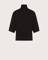 Mock neck top with micro-sequins       -  | Seventy Venezia