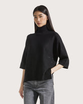 Mock neck top with micro-sequins       -  | Seventy Venezia