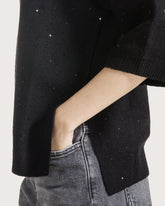 Mock neck top with micro-sequins       -  | Seventy Venezia