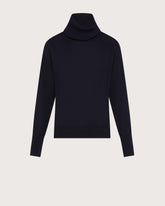 Merino wool turtleneck top        -  | Seventy Venezia