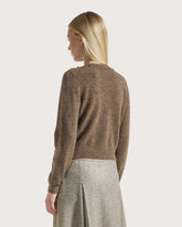 Wool blend cardigan with jewelled embellishments      -  | Seventy Venezia