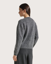 Wool blend V-neck sweater with embellishments      -  | Seventy Venezia