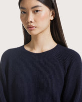 Crewneck sweater in English rib       -  | Seventy Venezia