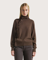 Turtleneck sweater with buttons        -  | Seventy Venezia