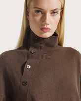 Turtleneck sweater with buttons        -  | Seventy Venezia
