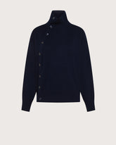 Turtleneck sweater with buttons        -  | Seventy Venezia