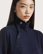 Turtleneck sweater with buttons        -  | Seventy Venezia