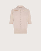 Polo a mezza manica in lana cashmere -  | Seventy Venezia