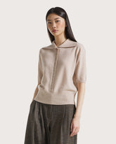 Polo a mezza manica in lana cashmere -  | Seventy Venezia