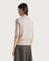 Polo a mezza manica in lana cashmere -  | Seventy Venezia