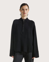 Maglione con zip lana cashmere -  | Seventy Venezia