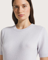 Short-sleeved cashmere top         -  | Seventy Venezia