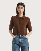 Cardigan polo in misto lana -  | Seventy Venezia