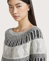 Maglione girocollo jacquard -  | Seventy Venezia