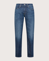 Pantalone cinque tasche in blue denim washed -  | Seventy Venezia