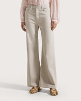 Jeans lunghi a vita alta in bull cotone stretch -  | Seventy Venezia