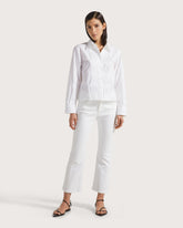 Jeans in bull di cotone stretch con fondo leggermente a zampa alla caviglia -  | Seventy Venezia