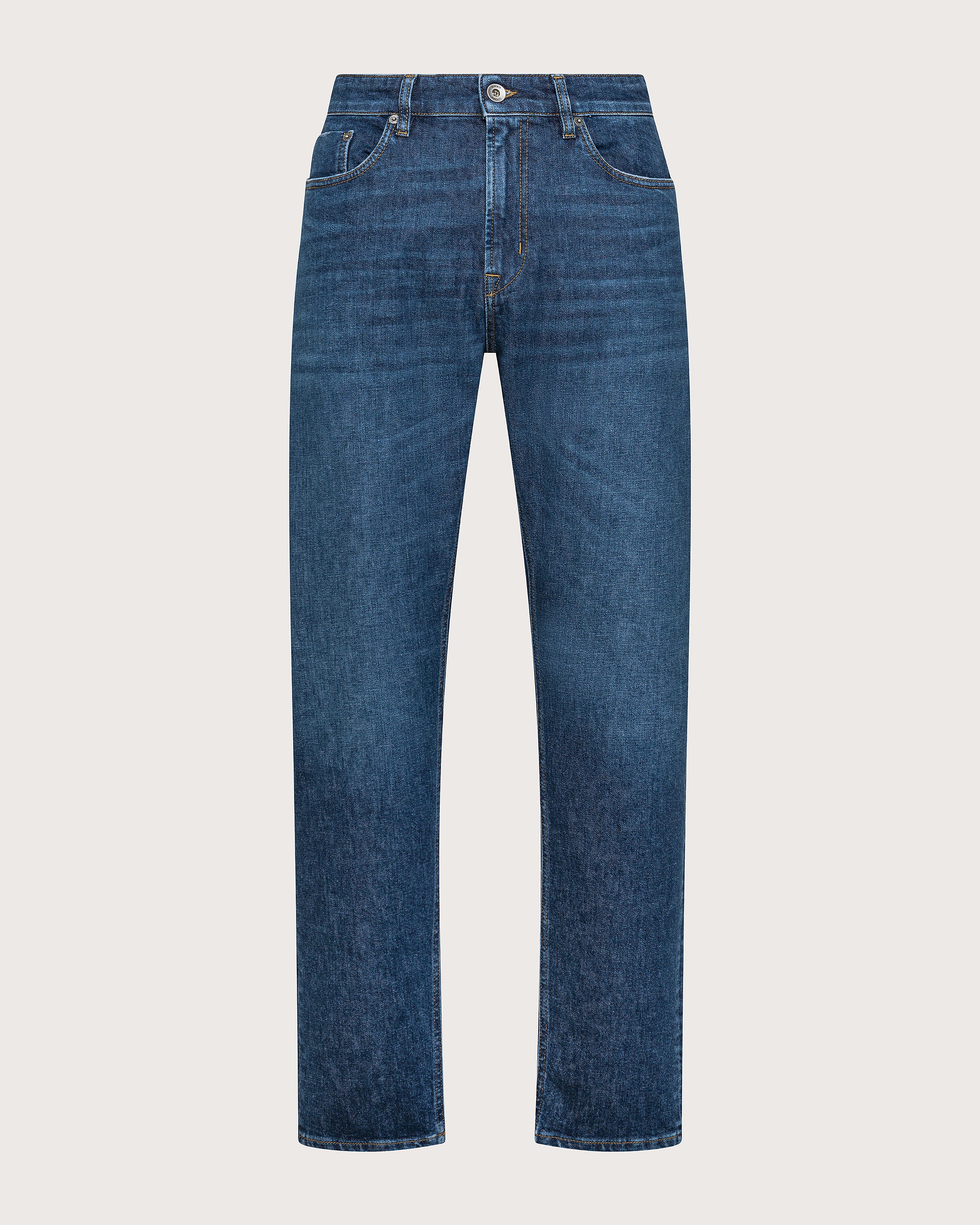 Pantalone cinque tasche in denim blu Seventy Venezia