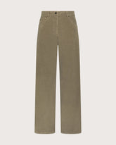 High-waisted velvet pants -  | Seventy Venezia