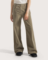 High-waisted velvet pants -  | Seventy Venezia