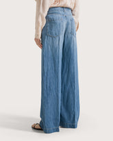 Pantalone denim leggero misto lino -  | Seventy Venezia