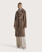 Faux fur trench coat -  | Seventy Venezia