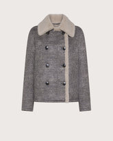 Double-breasted mock shearling -  | Seventy Venezia
