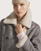 Double-breasted mock shearling -  | Seventy Venezia