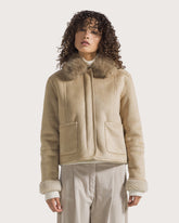 Mock shearling with zipper -  | Seventy Venezia