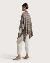 Mélange plaid cape -  | Seventy Venezia