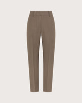 Pantalone carrot fit alla caviglia in viscosa lino -  | Seventy Venezia