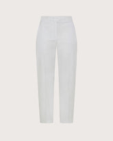 Pantalone alla caviglia elasticato dietro in popeline stretch -  | Seventy Venezia