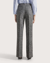 Relaxed fit long stretch houndstooth pants -  | Seventy Venezia