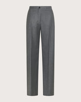 Relaxed fit long stretch lurex flannel pants -  | Seventy Venezia