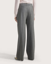 Relaxed fit long stretch lurex flannel pants -  | Seventy Venezia