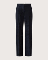 Pantalone lungo relax  in velluto liscio -  | Seventy Venezia