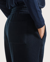 Elasticated trousers in textured knit       -  | Seventy Venezia