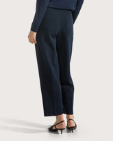 Elasticated trousers in textured knit       -  | Seventy Venezia