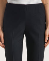 Pantalone slim fit alla caviglia elasticato in tessuto tecnico bistretch nido d'ape -  | Seventy Venezia