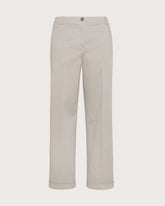 Pantalone dritto lungo la caviglia con risolvinto al fondo -  | Seventy Venezia