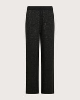 Pantalone dritto in maglia con paillettes -  | Seventy Venezia