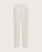 Pantalone alla caviglia elasticato in cotone a righe -  | Seventy Venezia