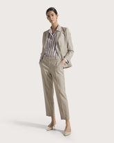Semi-stretch lurex flannel pants -  | Seventy Venezia