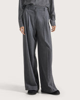 Pantalone a vita alta in flanella -  | Seventy Venezia