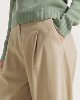 Pantalone bull di cotone con pence -  | Seventy Venezia