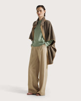 Pantalone bull di cotone con pence -  | Seventy Venezia
