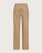 Pantalone lungo gamba dritta in lino cotone stretch -  | Seventy Venezia