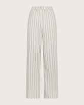 Pantalone lungo elasticato in gessato multiriga -  | Seventy Venezia