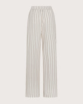 Pantalone lungo elasticato in gessato multiriga -  | Seventy Venezia